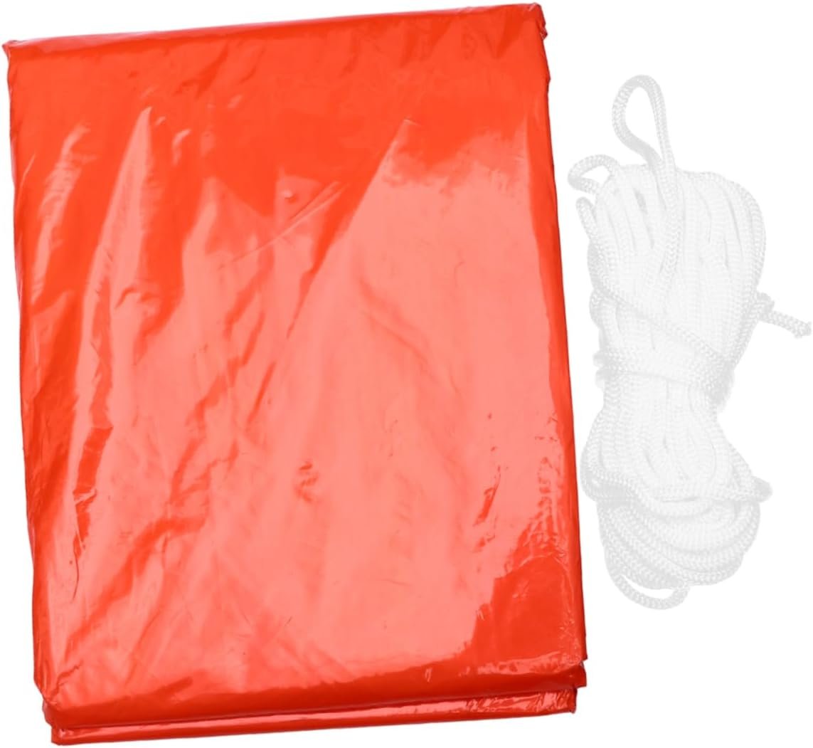 Kisangel Portable Emergency Blanket Survival Tent Shelter Pe Folding Tube Tent First Aid