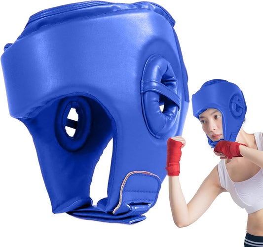 Sparring Headgear, Wrestling Training Headgear, 10.24x9.06x7.87 inches Ventilated Workout Equipment, Optimal Training Tool, Adjustable Boxing Gear for Martial Arts and Kickboxing