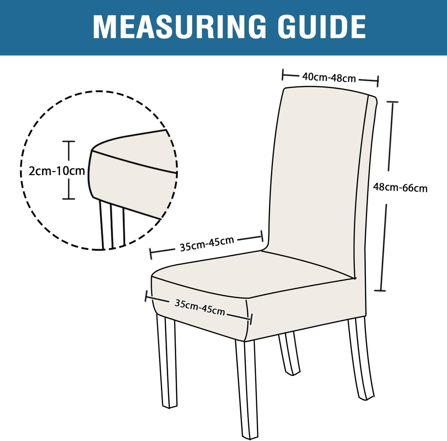 Smarcute Dining Chair Covers Stretch Removable Washable Chair Covers Chair Protector Home Decor Spandex Jacquard Dining Chair Protector Cover for Dining Room Set of 4, Burgundy