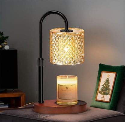 Lukasa Candle Warmer Lamp，Ideal Gifts for Mom，with Timer & Dimmer, Adjustable Height, 2 Bulbs,Candle Lamp Warmer,Fits All Candle Sizes - Ideal Gifts for Women, Mothers Day Gifts, Home Vintage Decor
