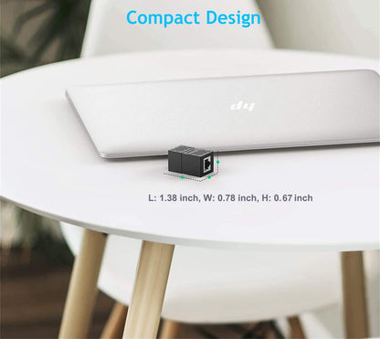 [2-Pack] Phone Jack to Ethernet Adapter, Ethernet to Phone Line Adapter RJ45 Female to RJ11 Male Converter Adapter Cable for Landline Telephone Service