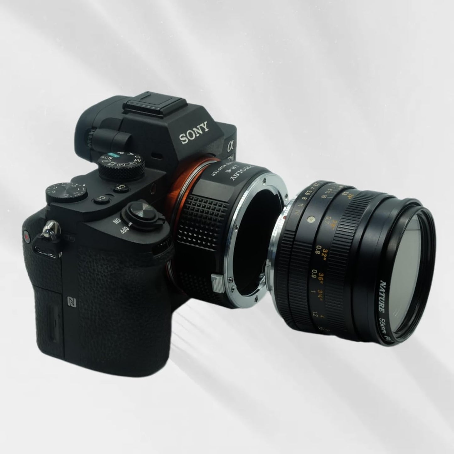 PHOLSY Leica R Lens to Camera Adapter for Sony E, a1, a9, a9-II, a7S III/II, a7R V/IV/III/II, a7 IV/III/II, a7, a7C, a6600 a6500 a6000 a3500, NEX 7/6 / 5T Series, QX1, ZV-E 10... ... ...