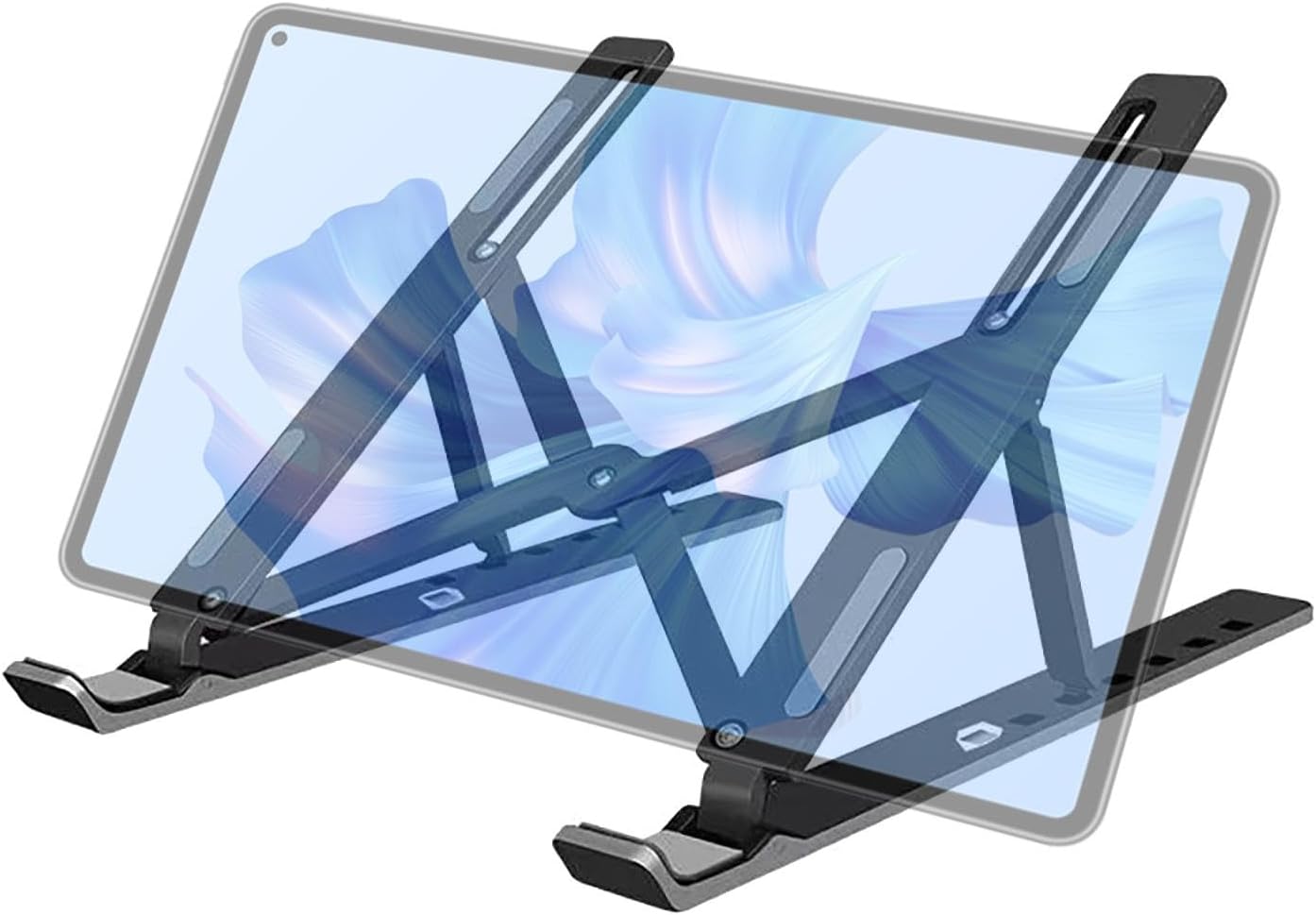 Laptop Liftable Desktop Mount - Cooling Laptop Bracket,Silicone Non-Slip Notebook Riser Mount for Notebook, Laptop, Computer, Tablet, PC