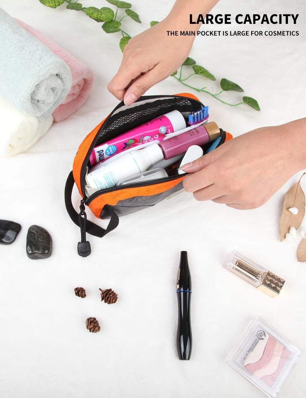GOX Travel Toiletry Bag Dopp Kit Case for Men Multifunction Packing Organizer Pouch
