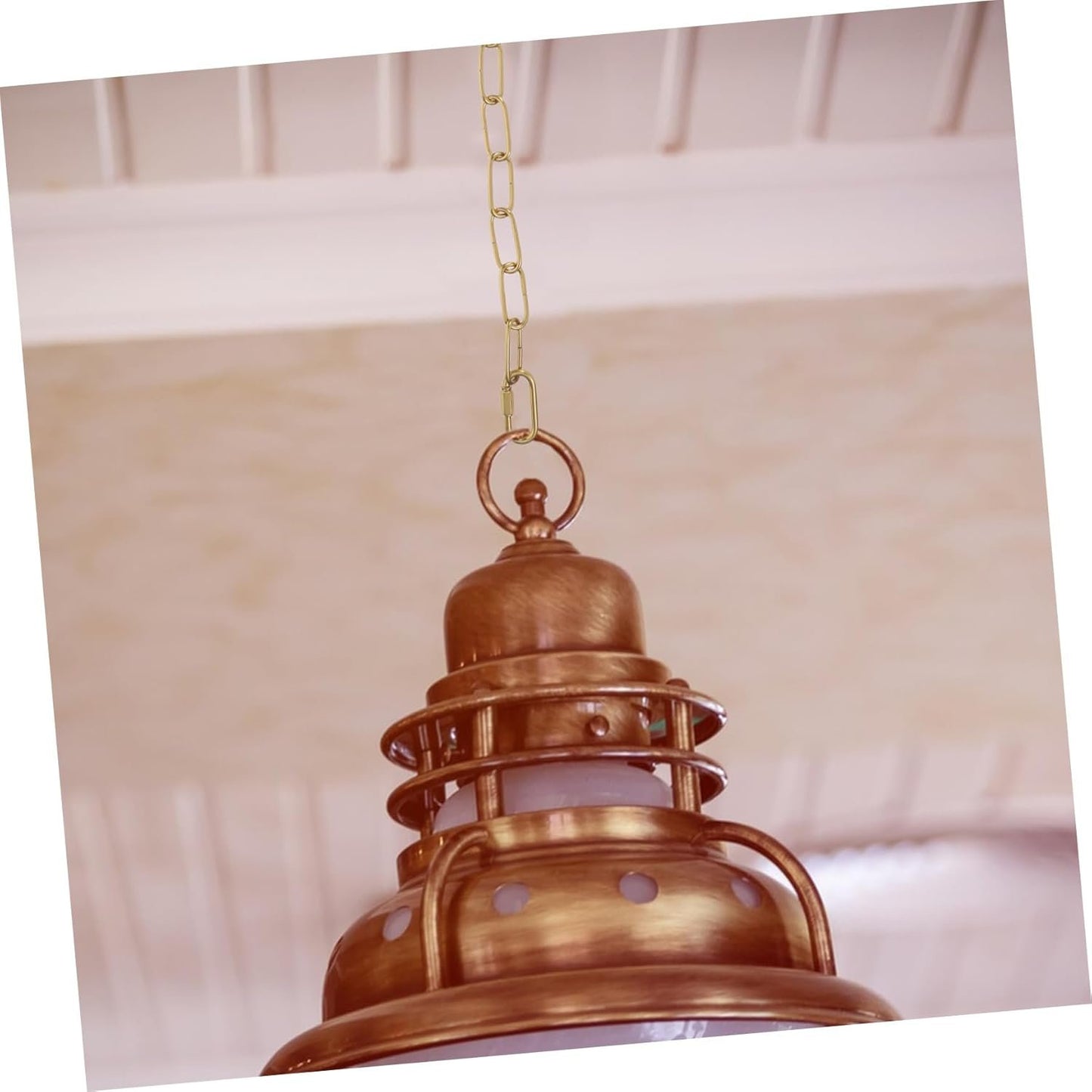 Hoement Elegant Iron Chain Industrial Pendant Lamp Chain Heavy Duty Chain for Lighting Modern