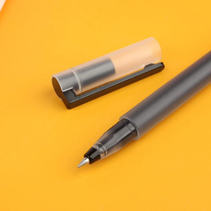 50 pcs Extra Large Ink Capacity 0.5mm Black Gel Fineliner Rollerball Pens Value Pack Last 1600m 1=4 Normal Pens Use For School Office Daily Writing Drawing Sketching