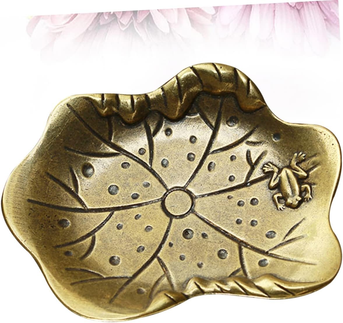 Ipetboom Vassoio Decorativo Foglia Multifunzionale per Casa e Ufficio Oggettistica per Esposizione e Collane Design Chic
