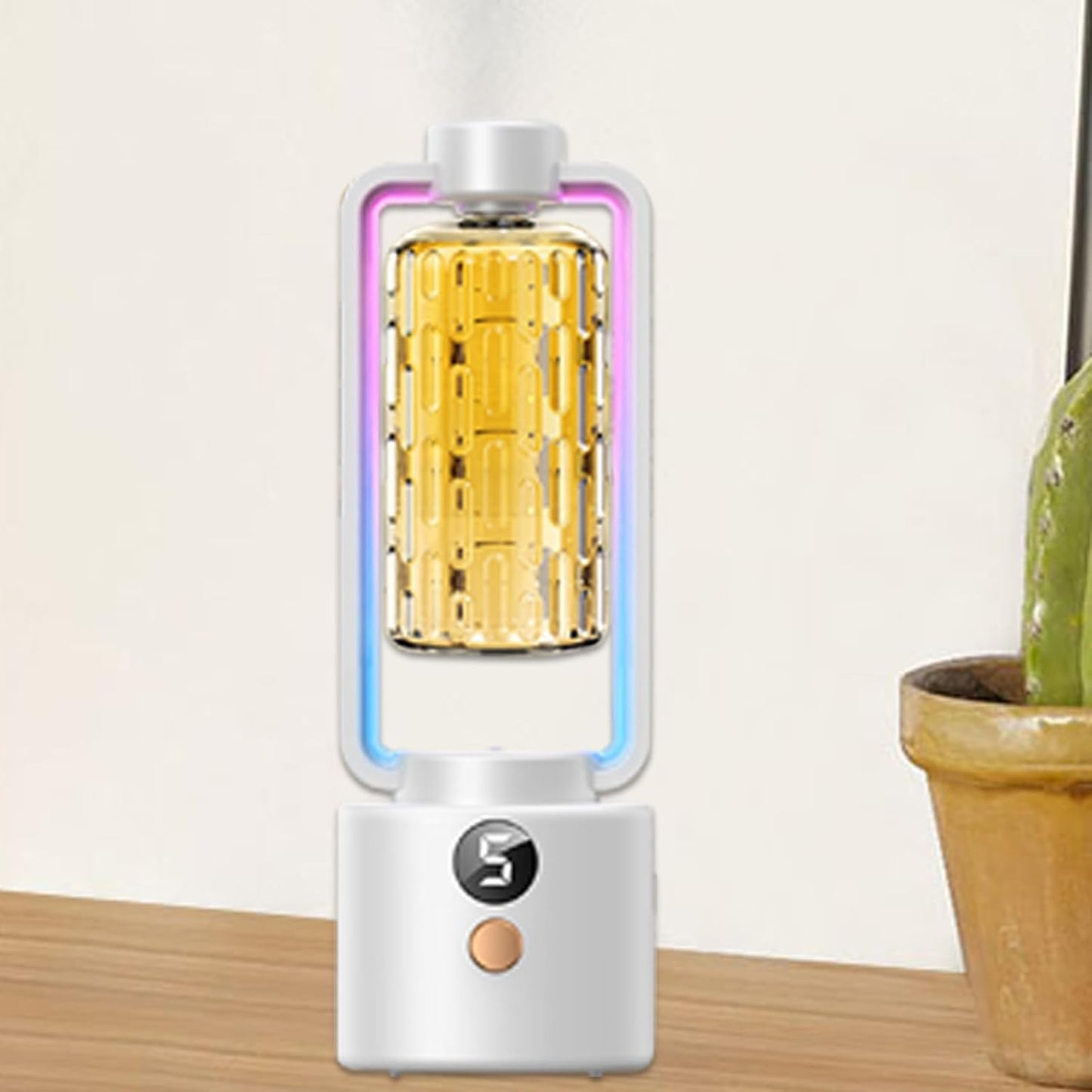 Aromatherapy Diffuser, Wall Mounted Electric Oil Air Freshener, Adjustable Multi-Level Mist Modes, Cordless Smart Timer for Yoga Room Hotel Toilet Nursery Use, Simple Installation