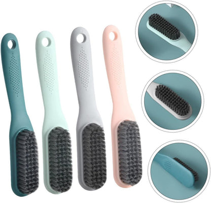 Holibanna Set Di Spazzole Per Scarpe E Vestiti Family Essential Da 4 Pezzi Con Manico E Setole Anti-pelucchi Per La Rimozione Delle Macchie