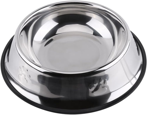 Cane che mangia Bwl, zampe antiscivolo Design in acciaio inossidabile per alimenti per animali domestici Strumento per l'alimentazione dell'alimentatore(30cm)