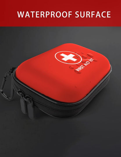 First Aid Kit, 109 Piece with Waterproof Case, for Car Accessories, Home Essentials, Travel, Camping, Hiking, Outdoor Gear