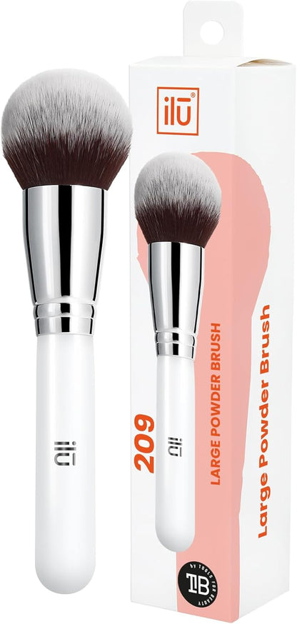 POWDER Big Brush 209 1u Soft Synthetic Wood Handle Easy Cleaning Gift for Artist Makeup Accessories Beauty Visage