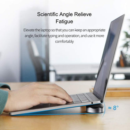 Laptop Cooling Pad, Hagibis Ergonomic Laptop Stand Small Invisible Cooler Ball Portable Magnetic Foot Heat for MacBook Pro Computer (Grey)