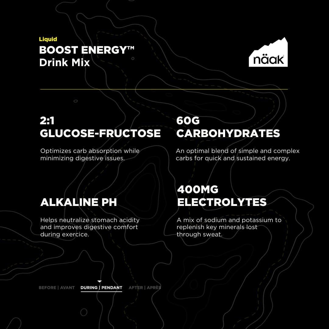 Näak Boost Energy™ Drink Mix | Neutral 60 | Bag 960g