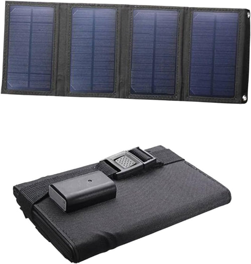 Yardwe Lightweight Foldable Solar Panel Charger Waterproof Solar Power Bank Outdoor Mobile Phone Battery