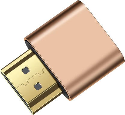 FUERAN 2K 4K 8K HDMI Dummy Plug-Virtual Monitor Display Emulator Headless Adapter 3840x2160@60Hz 1080@120hz DVI EDID Emulator (4K-1080@60-3840x2160@60 HDR) (4K-3P-Normale Version)