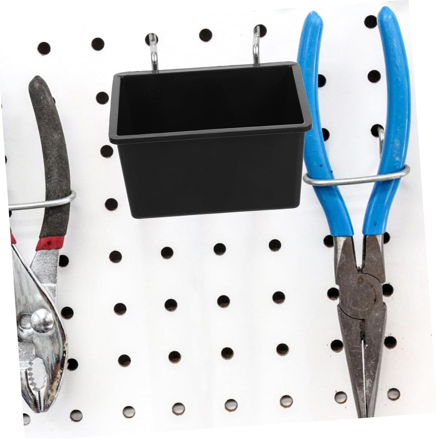 BESTOYARD 4Pcs Pegboard Organizer Bins Storage Baskets for Tools Screw Accessories Wall Mount Tool Holders for Efficient Workspace Organization Versatile