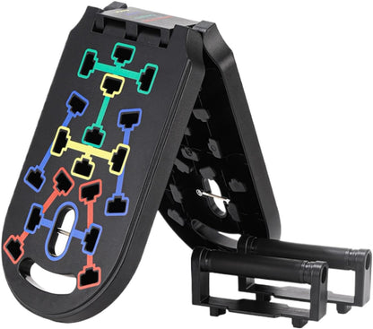 Ungtyb Pushup Board, Strength Training Equipment, Portable Design, Non Slip Handles Multiangle Positions, Home Workout Gear Ideal for Men and Women, 29.53 x 8.66 x 1.18 Inches