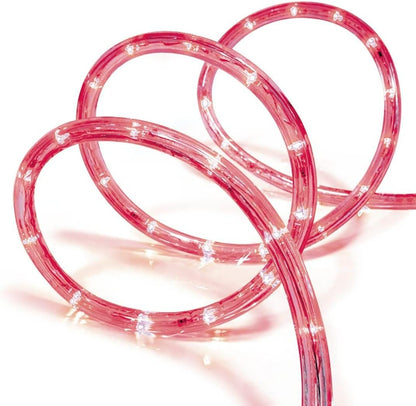 Lexi Lighting LED Connectable Blue White Rope Light, 10M Length, MAX up to 50m, IP44 Waterproof, Indoor/Outdoor Light Strips for Xmas, Parties, Wedding, Garden, Patio Décoration