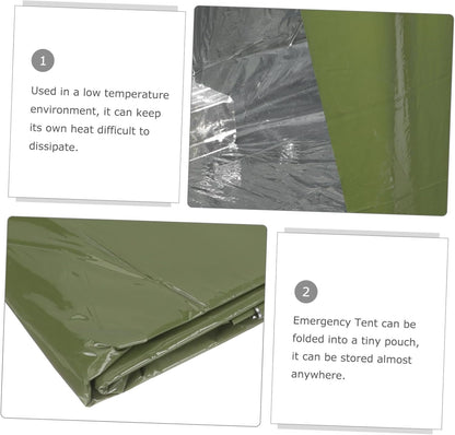 BESPORTBLE Survival Sleeping Tent First Aid Blanket Outdoor Supply Emergency Tent