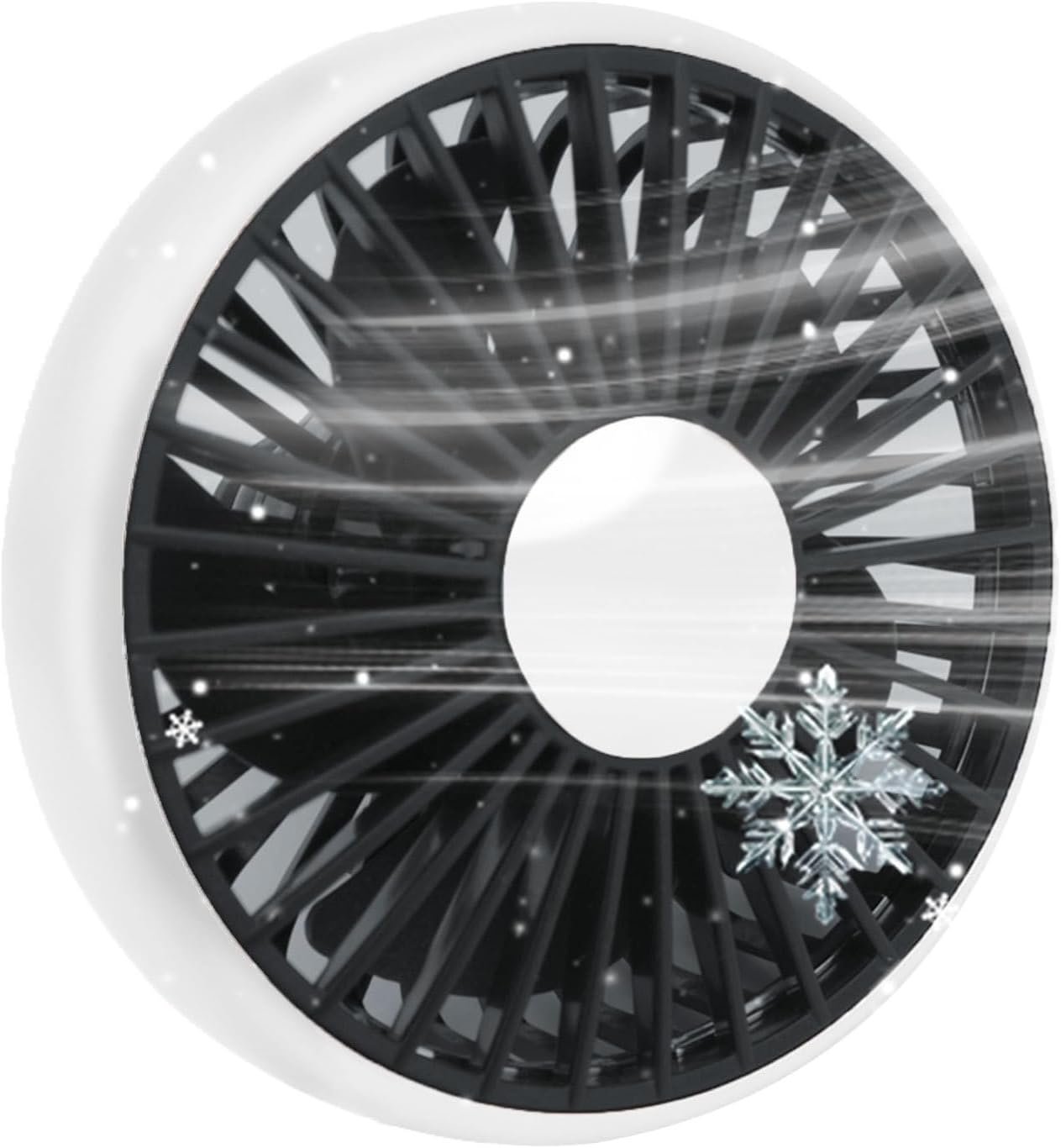 Portable Fan For Car - USB Car Air Outlet Fan - 15V Long-lasting Ventilation Device For Truck RV Vehicle Camping Travel