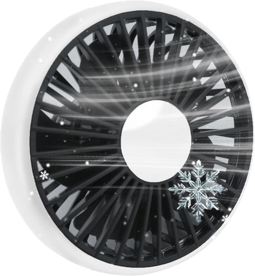Portable Fan For Car - USB Car Air Outlet Fan - 15V Long-lasting Ventilation Device For Truck RV Vehicle Camping Travel