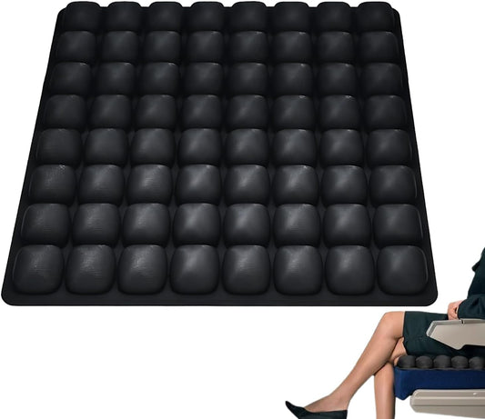 Airplane Cushion - Comfortable Sitting Pad | Foldable Comfort Seat Cushion for Driving, Camping, Travel, Airplane, Workplace, Couch