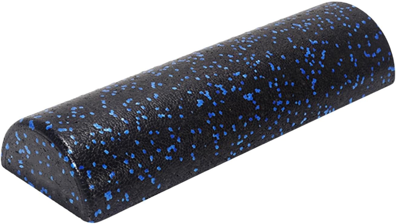 High-Density Foam Roller | Half-Round Workout Roller Foam | Firm Workout Roller Foam, Back Stretching Roller For Exercise, Massage, Muscle Recovery