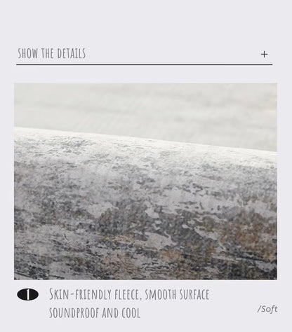 SUNYRDSM Tappeto ingresso interno Tappeto Palestrina Bambini Design moderno grigio-blu semplice soggiorno grande tappeto sala da pranzo accessori antivegetativi Tappeti Natalizi 60X90CM