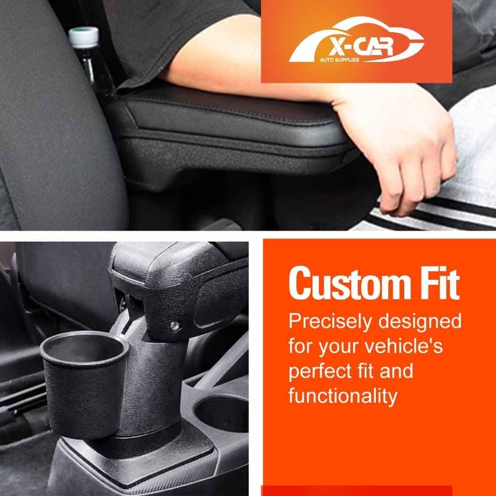 X-CAR Central Armrest Storage Box with Cup Holder for Suzuki Swift 3rd Gen 2017-2024 Arm Rest Car Interior Accessories