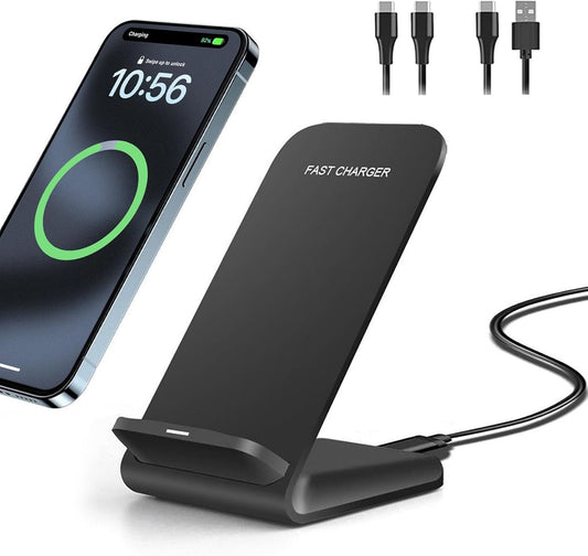 20W Fast Wireless Charger,Wireless Charging Stand Compatible with iPhone 16/16 Pro/15/14/13/12 Pro Max/Pro/11/X/8, 15W Fast Phone Charger for Galaxy S24/S23/S22/S21/Note,Pixel/Lumia/LG G8/7