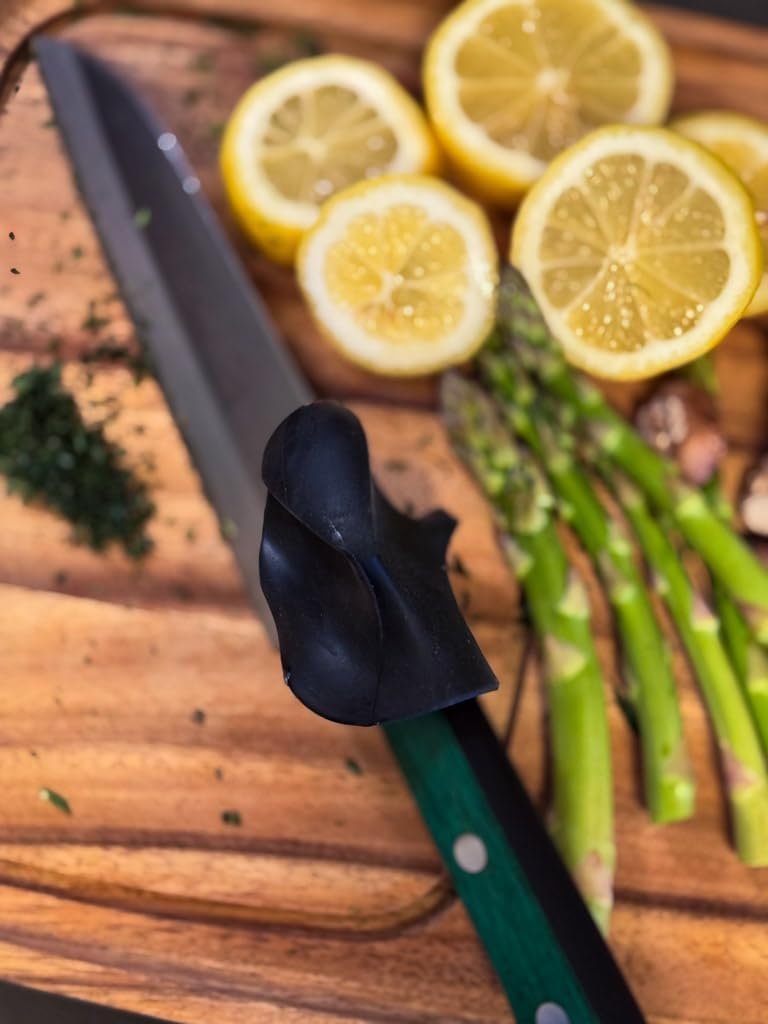 DICEVICE everGRIP Knife Handle Grip for Chef's or Kitchen Knives - Universal Non-Slip Ergonomic Design - Dishwasher Safe - Kitchen Essentials and Accessories 2.6"" - 2PCK, DV1-1