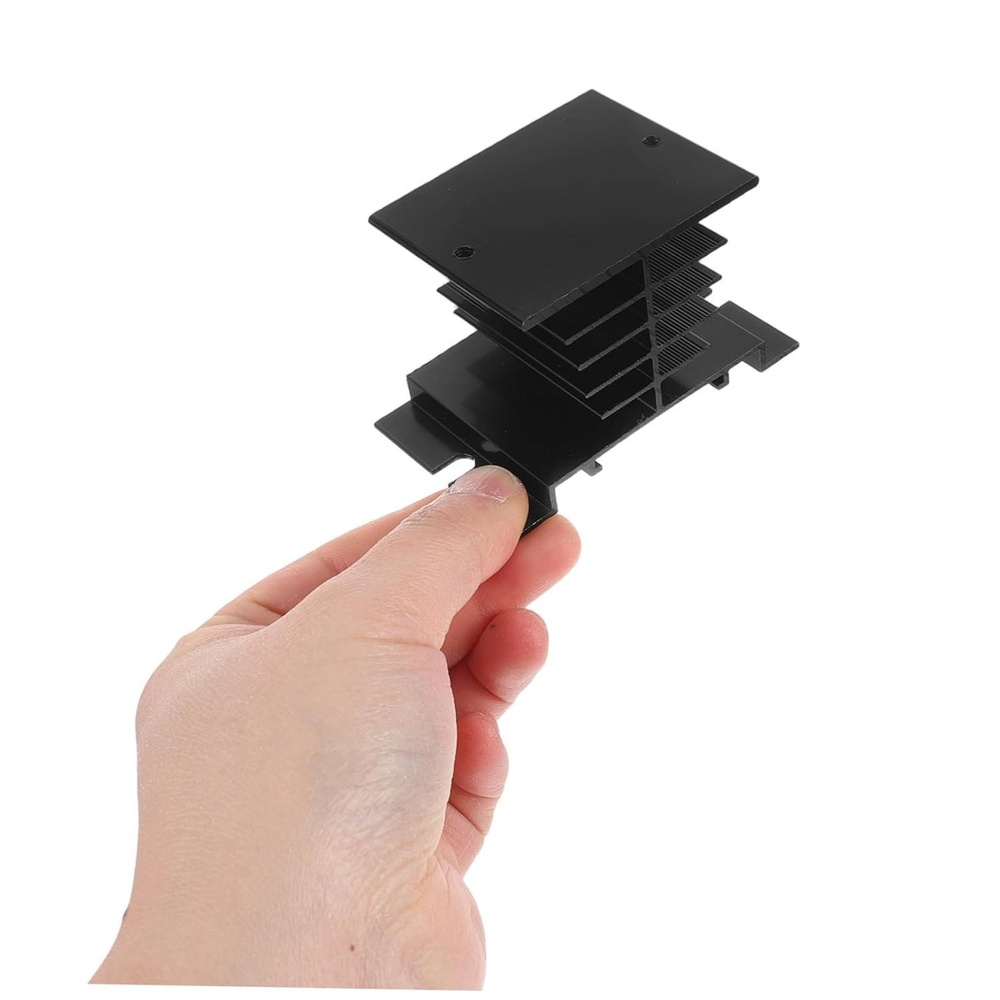 CAXUSD 3pcs Aluminum Heatsink Block for SSR Relay Cooling Durable Heat Dissipation for Rectifier Appliances Compact Design for Industrial Automation