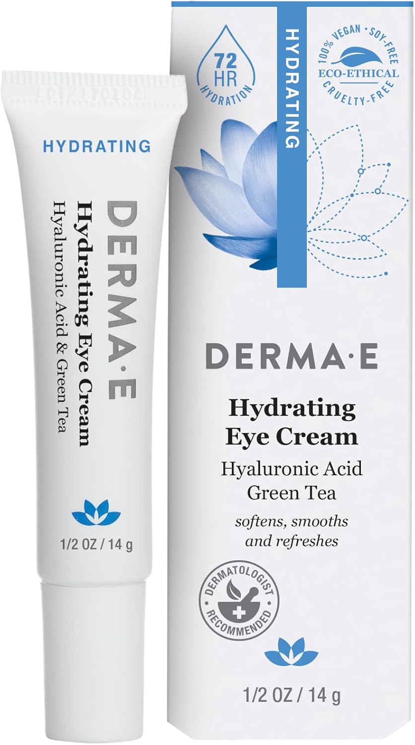 Derma E Hydrating Eye Cream, 14.79 ml, 14 g (Pack of 1)