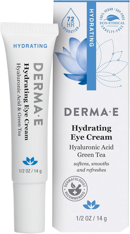 Derma E Hydrating Eye Cream, 14.79 ml, 14 g (Pack of 1)