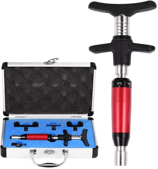 Spine Correction Gun, 6 Levels Manual Spine Activator Chiropractic Therapy Massager Tool Adjustment Massager(02)