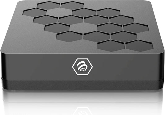 BuzzTV U5 128GB Android TV Box | 4K Streaming Device Quad-Core Processor Dual-Band Wi-Fi Bluetooth 5.0 | HDR Android 11 OS