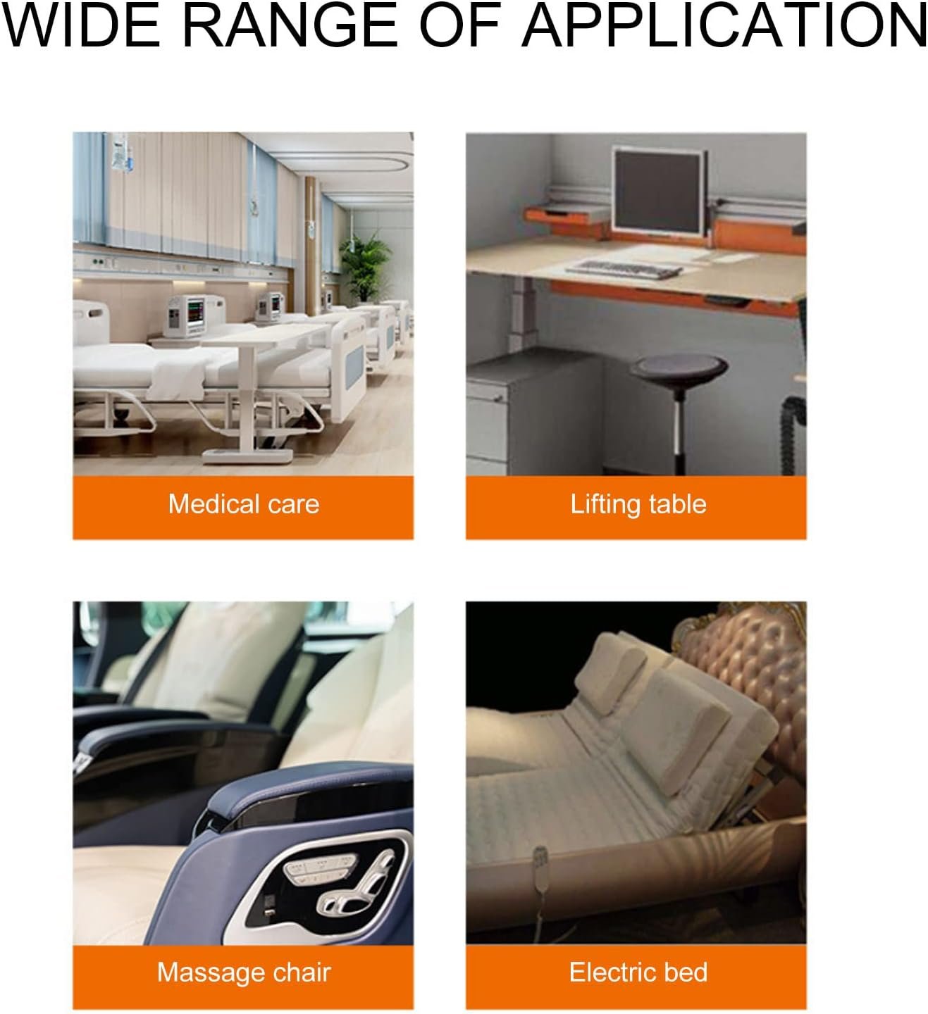 15mm Stroke Micro Linear Actuator, 12V Force 150N Speed 4mm / s Mini Electric Linear Actuator Built in Limit Switch, Electric Motion Actuator for Home Automation, Robotics, Cabinet (No Bracket)