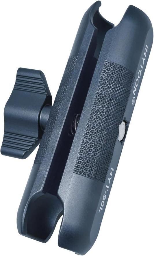 iHYTOON Double Soket Arm Aluminum Alloy Compatible with RAM Mounts B Size 1 inch Ball Adapter (90mm Arm)