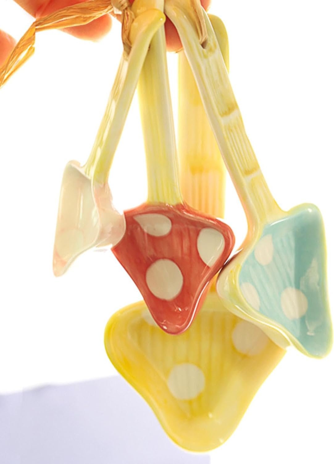 Mushroom Measuring Spoons, Measuring Spoons Set Kitchen Measuring Spoons Mushroom Decorative Kitchen Utensils Kitchen Utensils Ceramic Baking Mushroom Theme Gadgets