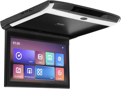 NDNCZDHC 11.6in Car Rear Entertainment System for Android 10.0 Support Phone Wireless Mirroring 1080P HD Bluetooth WiFi Player(Black)