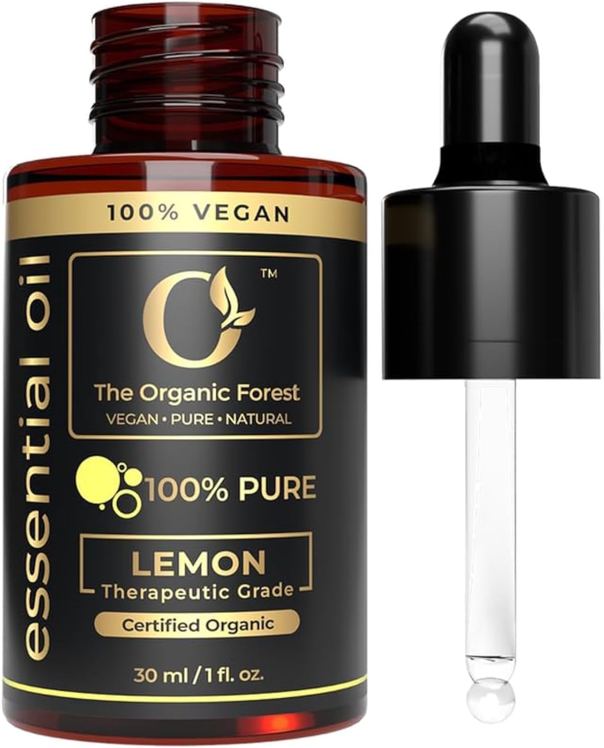 Lemon Oil for Aromatherapy | 100% Pure & Natural Lemon Hair Oil, Body Oil | Lemon Essential Oil for Cleaning | Lemon Oil for Skin Care & Hair Care |