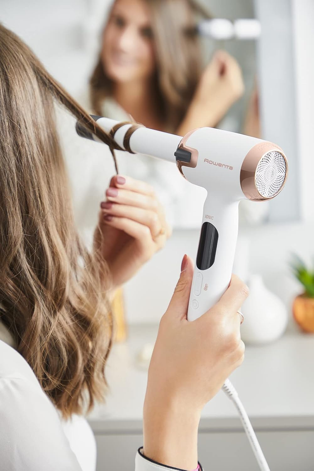 Rowenta CF4310 Air Care Ultimate Experience Curling Iron, Conical Iron, Fresh Flow Technology, 8 Temperature Levels
