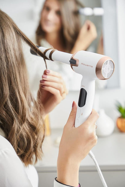 Rowenta CF4310 Air Care Ultimate Experience Curling Iron, Conical Iron, Fresh Flow Technology, 8 Temperature Levels