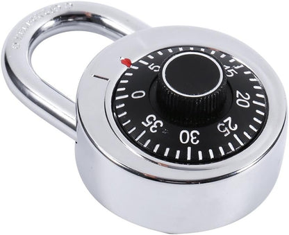 Combination Code Lock Safe Security for Luggage Suitcase Round Dial Number Padlock Zinc Alloy