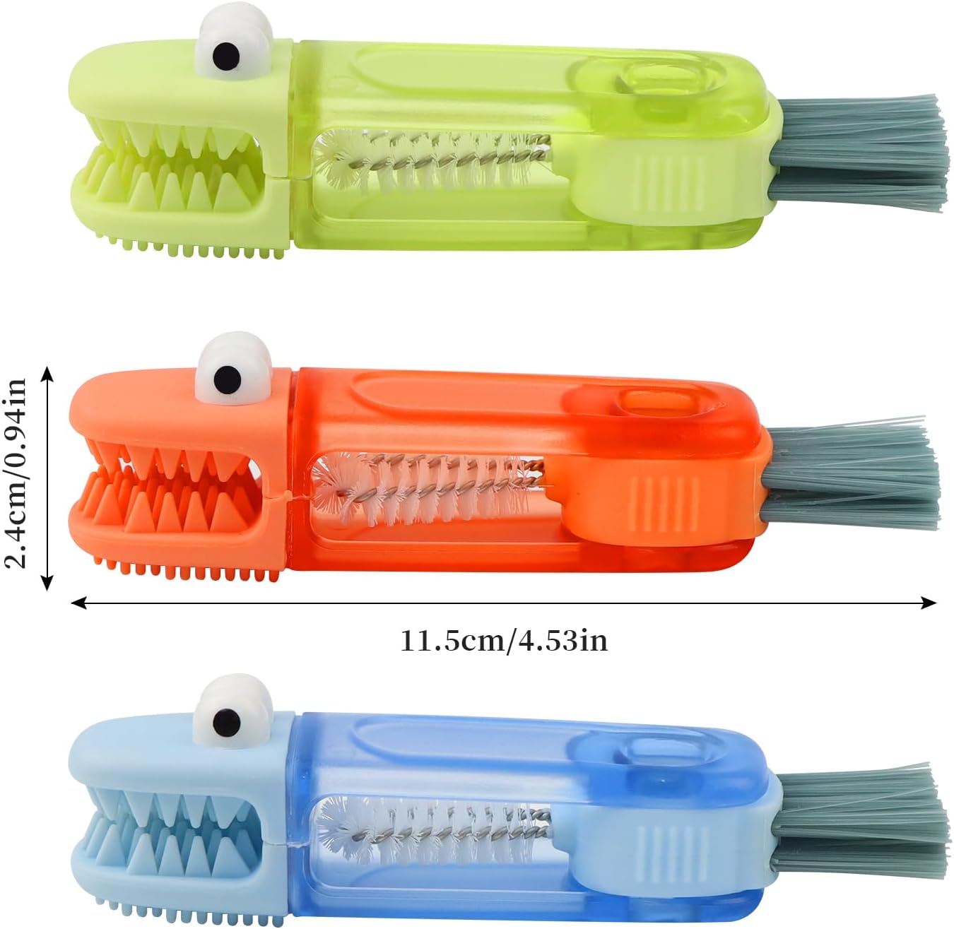 ASSRECT 4 in 1 Cup Lid Cleaning Brush 3pcs Multifunctional Cleaning Brush Portable Crevice Cleaning Brush Set for Bottle Gap Tight Spaces Cup Essential Cleaning Tools for Home Kitchen