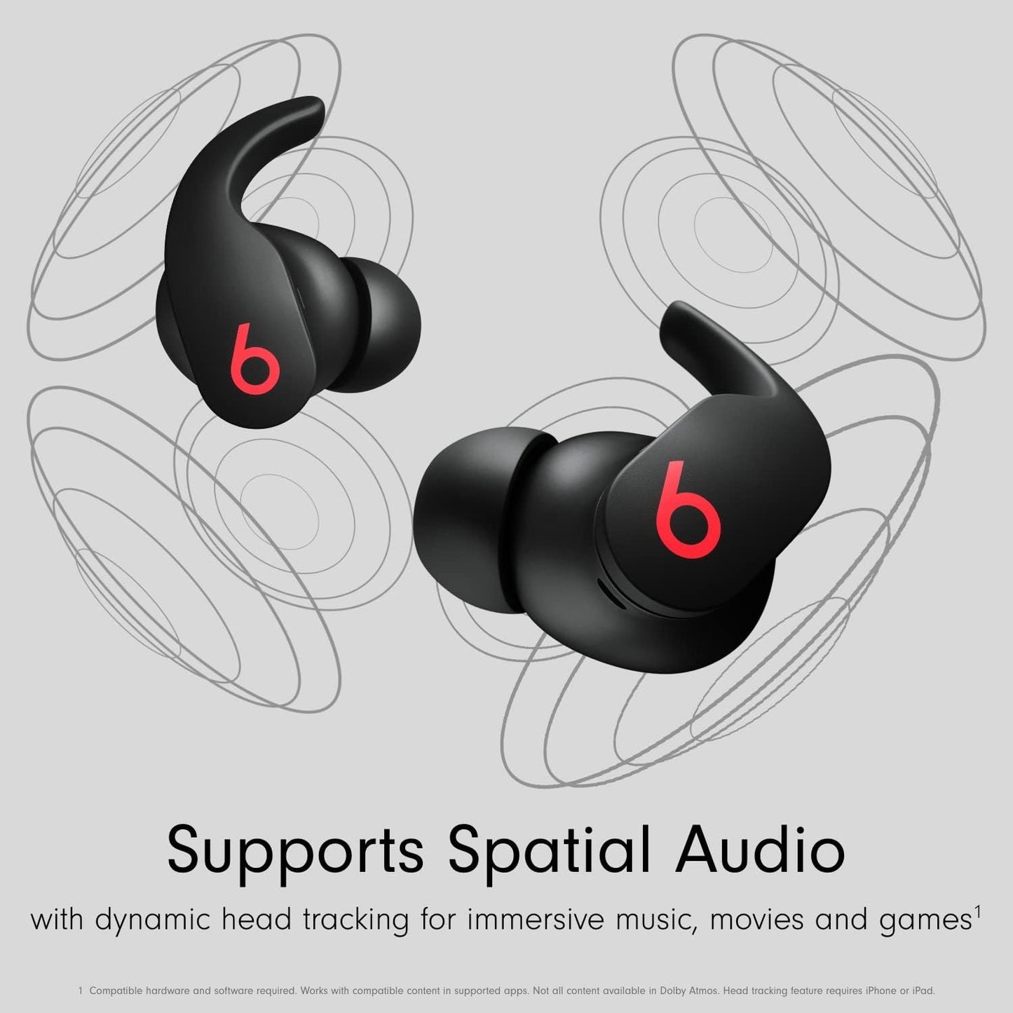 Beats Fit Pro – Wireless Bluetooth Noise Cancelling Earbuds, IPX4 Rated Sweat Resistant Earphones, Compatible with Apple & Android, Built-in Microphone, Up to 24H of Listening Time - Beats Black