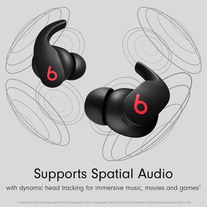 Beats Fit Pro – Wireless Bluetooth Noise Cancelling Earbuds, IPX4 Rated Sweat Resistant Earphones, Compatible with Apple & Android, Built-in Microphone, Up to 24H of Listening Time - Beats Black