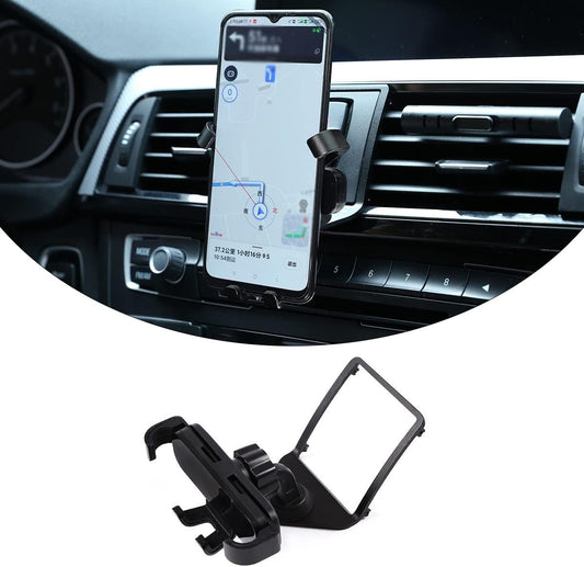 DIYUCAR Car Phone Holder for BMW 1 2 3 4 F20 F21 F22 F30 F31 F32 F33 F36 2013-2019 Black