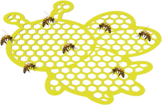 Bee Watering Station - 6.2 Inches Floating Butterfly Island | Floating 3D Bird Cup, Beehive Shaped Bee Watering Station, Beehive Garden Decor Butterfly Colorful Bird Bath for Drinking & Feeding